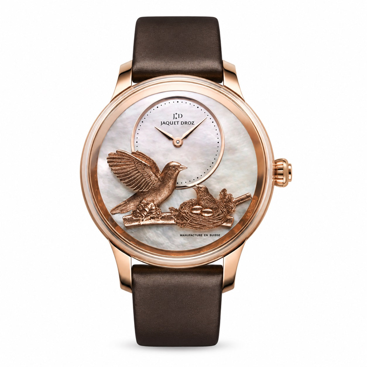 JAQUET-DROZ Les Ateliers Dart Sculpted and Engraved Ornamentation “Limited Edition”