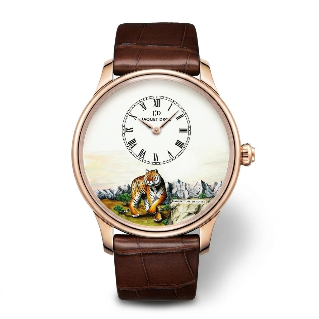 JAQUET DROZ Les Ateliers d’Art Petite Heure Minute Enamel Painting “Limited Edition”