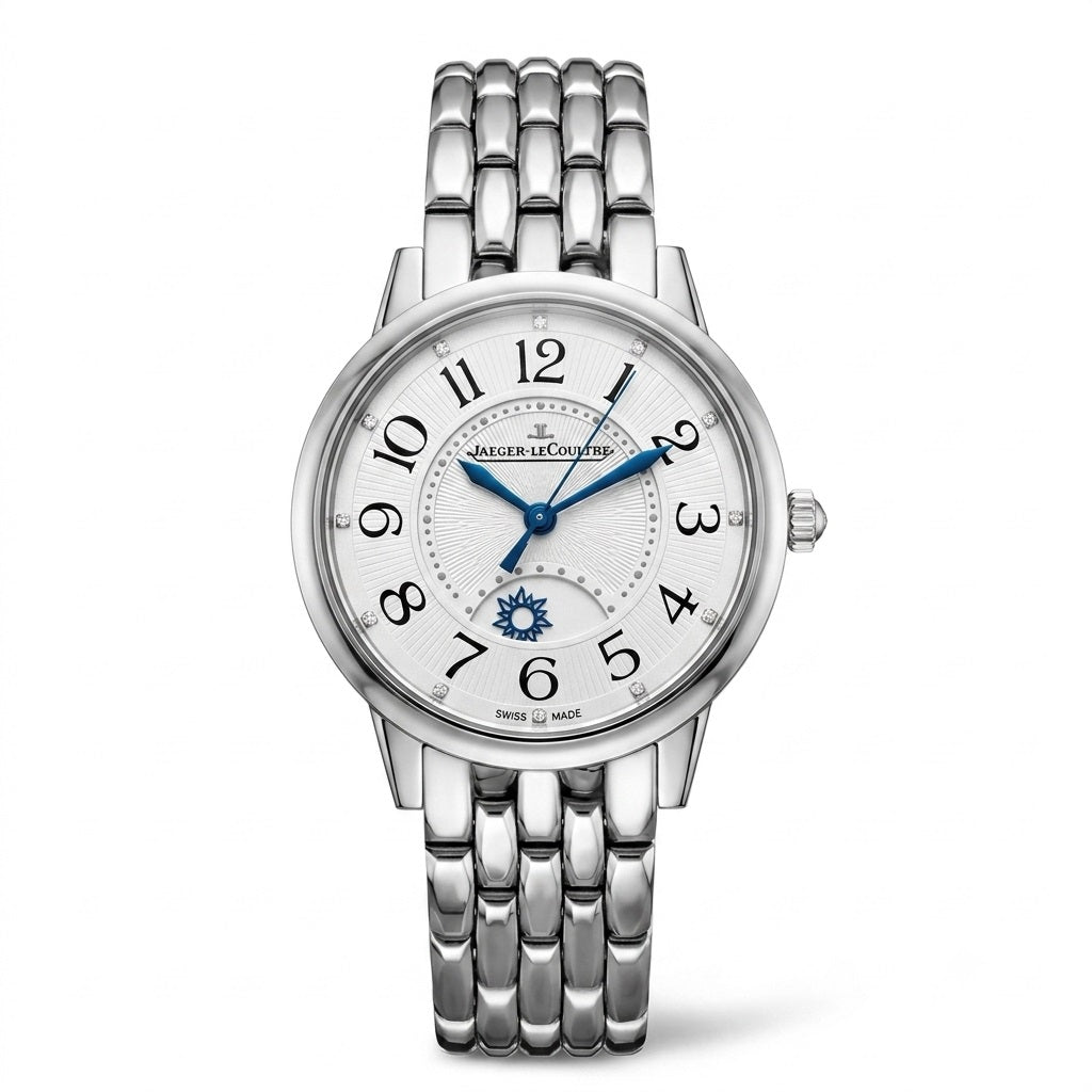JAEGER-LECOULTRE Rendez-Vous Classic Q3448110 Silver watch with a white face