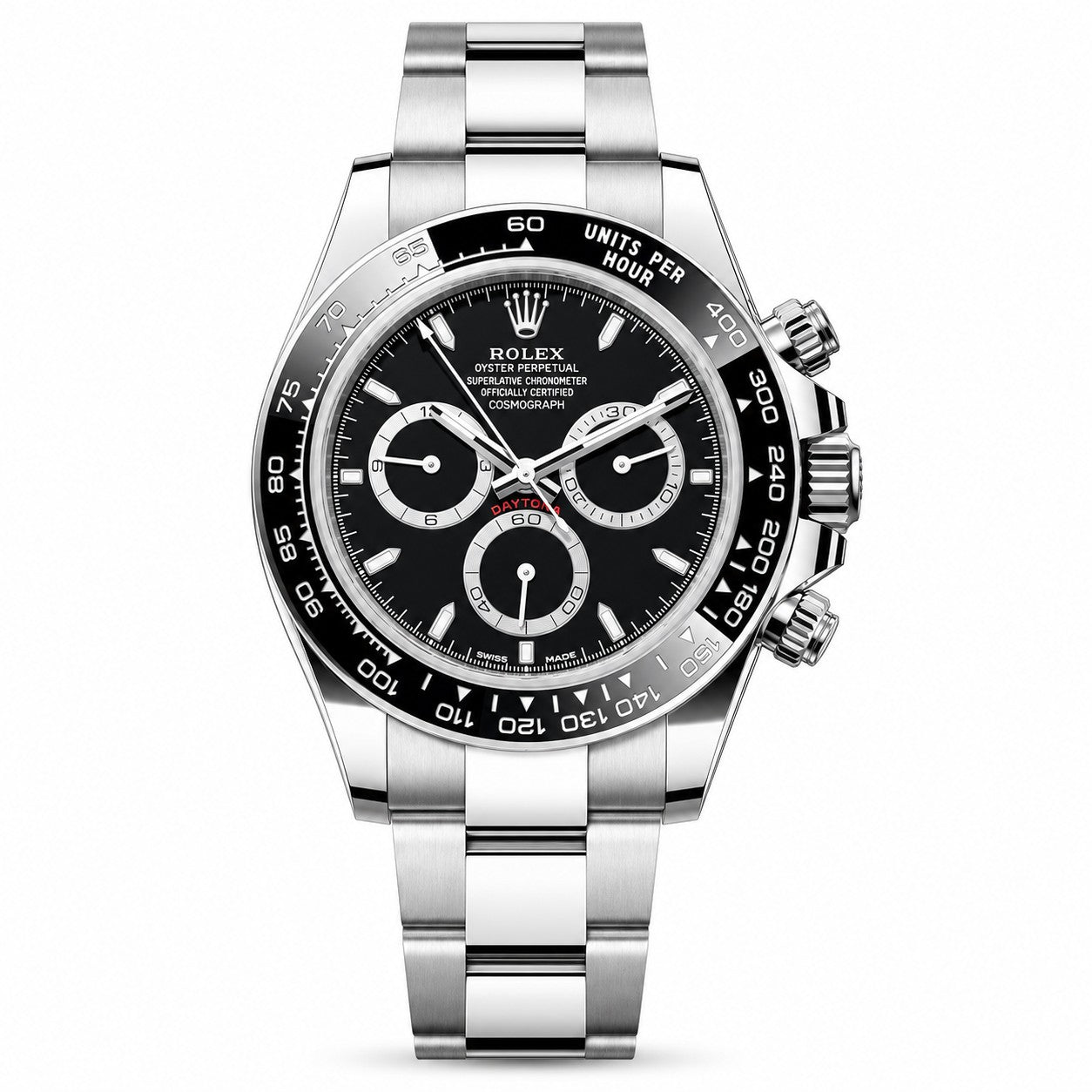ROLEX Oyster Perpetual Cosmograph Daytona 40, Black Dial