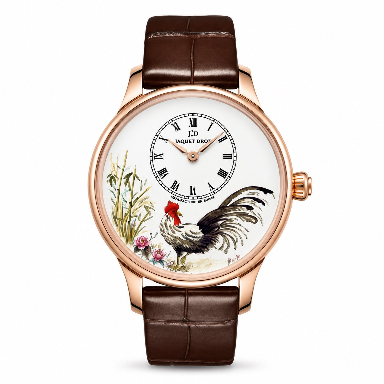 JAQUET-DROZ Petite Heure Minute Rooster “Limited Edition”