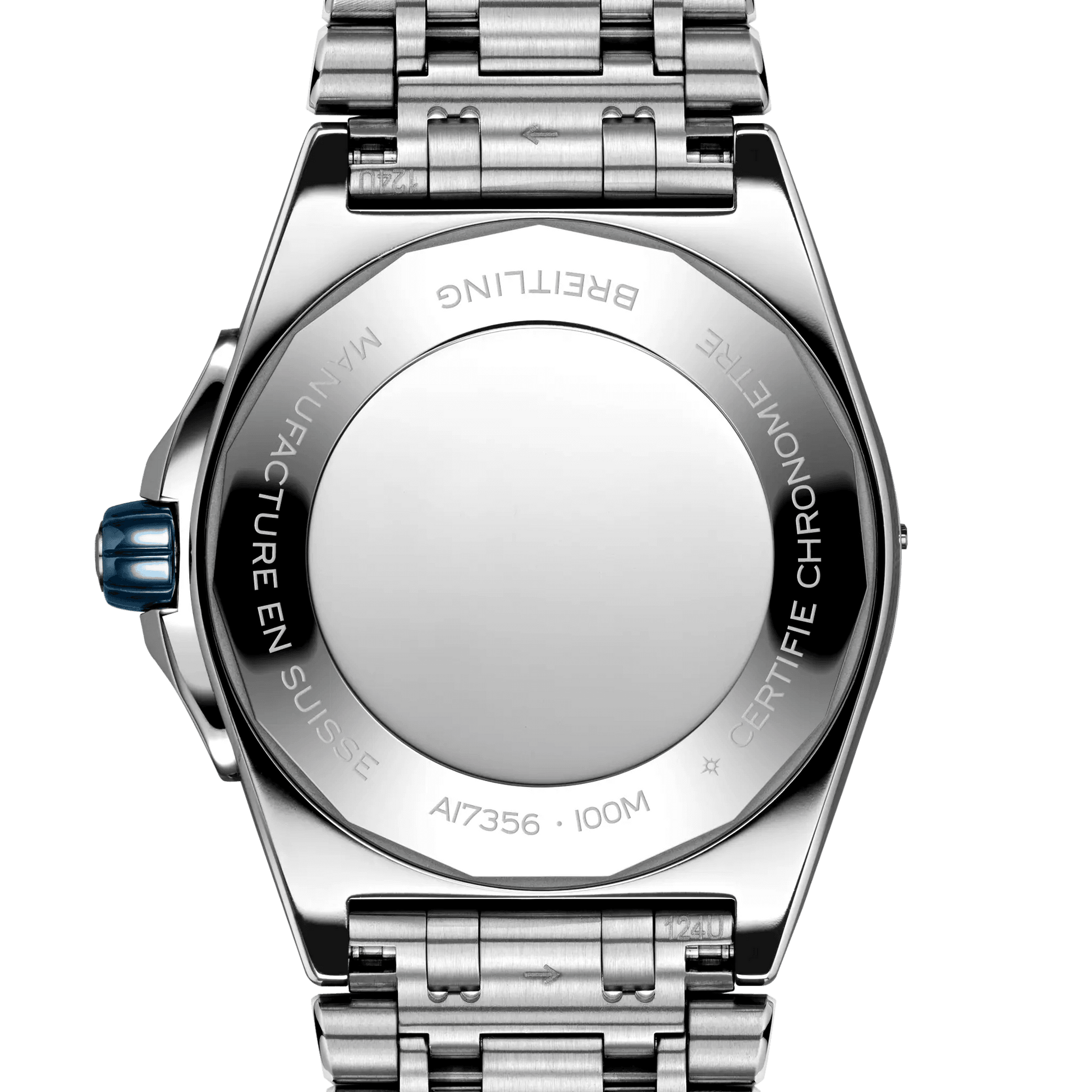 BREITLING Super Chronomat Automatic 38mm Blue dial, Stainless Steel strap - Classic Kaf
