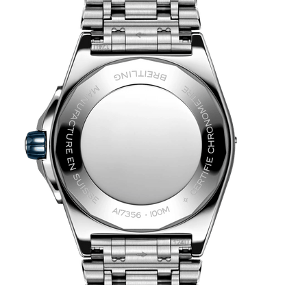 BREITLING Super Chronomat Automatic 38mm Blue dial, Stainless Steel strap - Classic Kaf