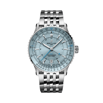 Breitling Navitimer Automatic GMT 41mm Stainless Steel, Blue dial - Classic Kaf