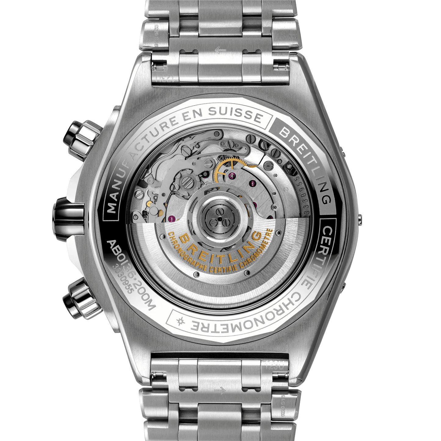 BREITLING Super Chronomat B01 44mm, Stainless Steel, Black dial - Classic Kaf