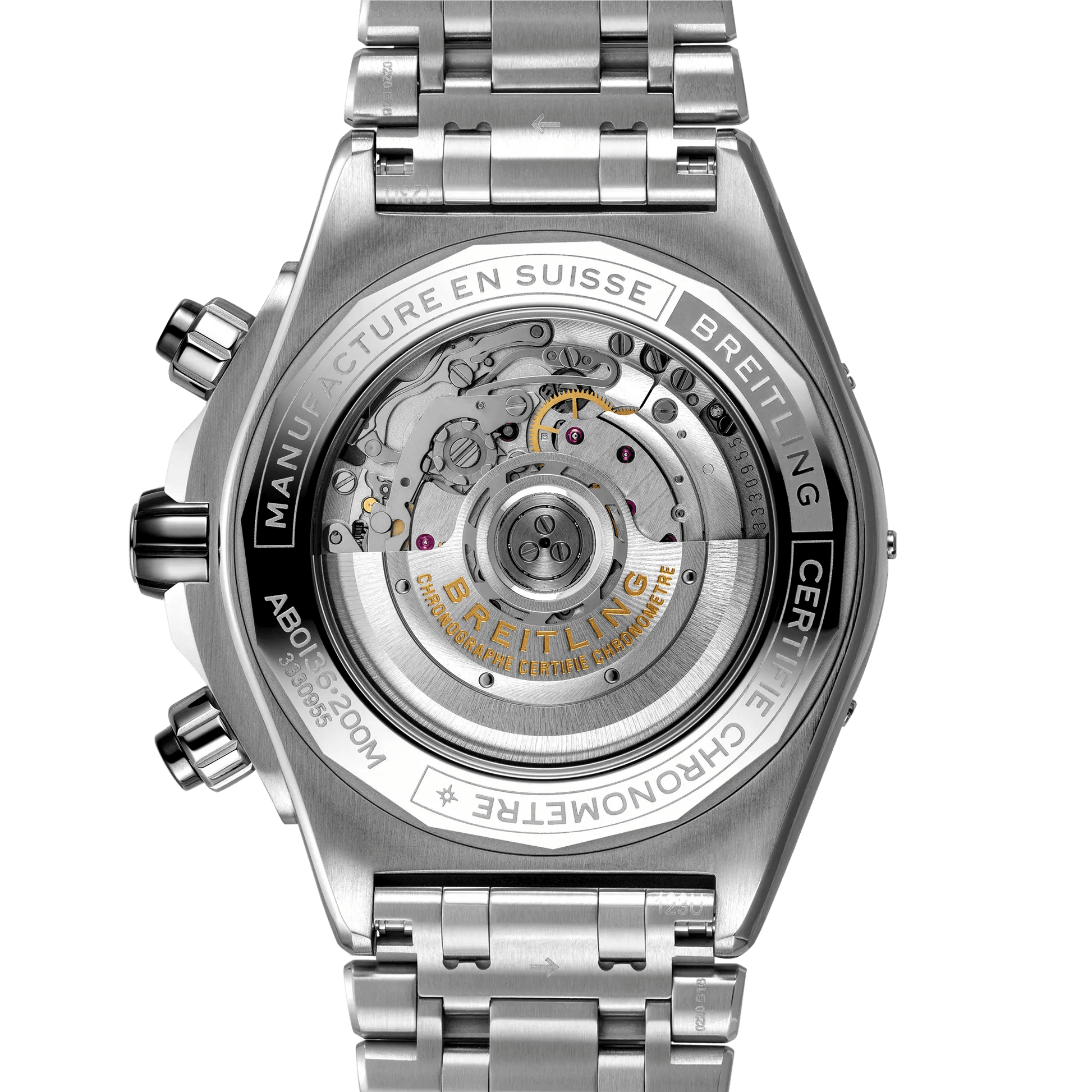 BREITLING Super Chronomat B01 44mm, Stainless Steel, Black dial - Classic Kaf