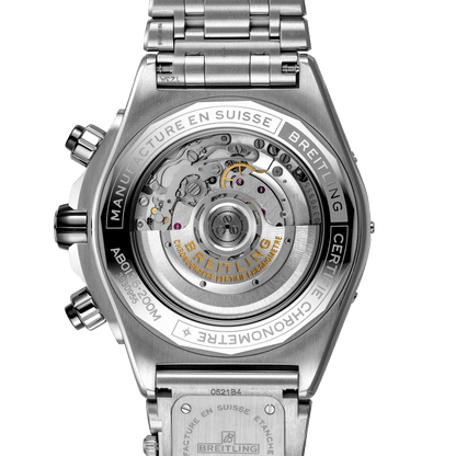 BREITLING Super Chronomat B01 44mm, Stainless Steel, Black dial - Classic Kaf