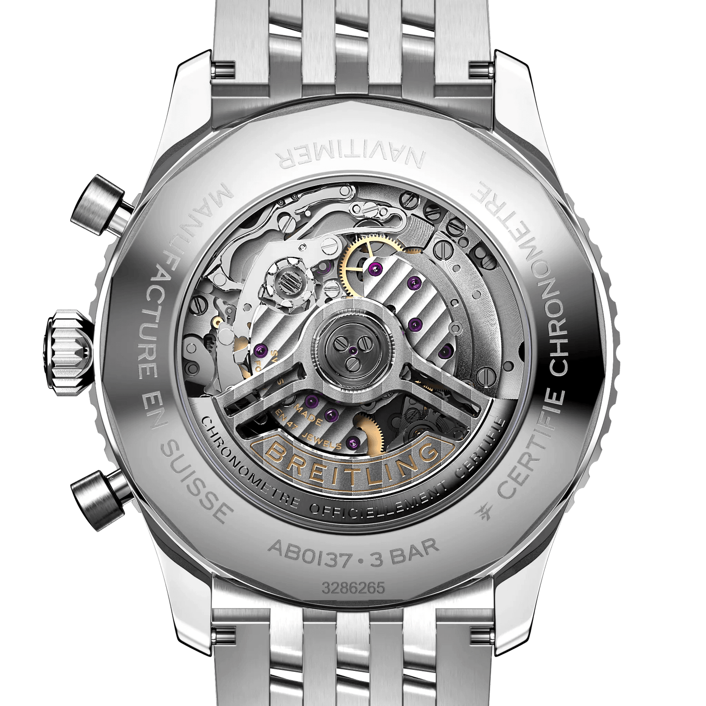 BREITLING Navitimer B01 Chronograph 46mm Stainless Steel, Black dial - Classic Kaf