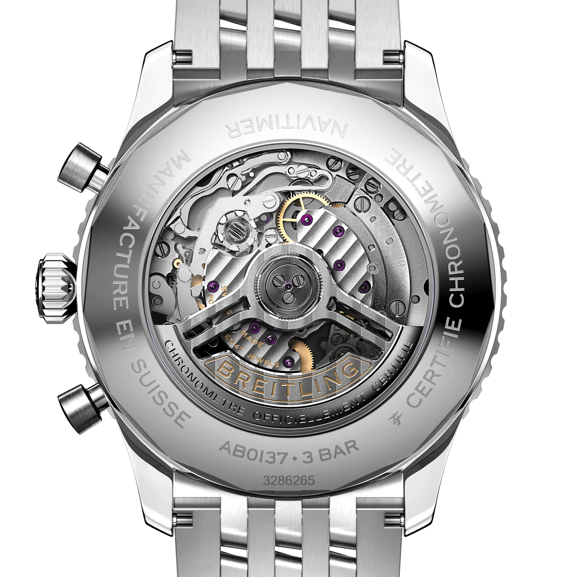 BREITLING Navitimer B01 Chronograph 46mm Stainless Steel, Black dial - Classic Kaf