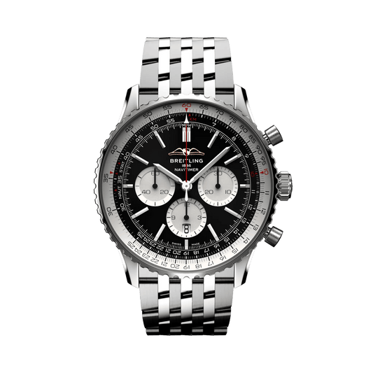 BREITLING Navitimer B01 Chronograph 46mm Stainless Steel, Black dial - Classic Kaf