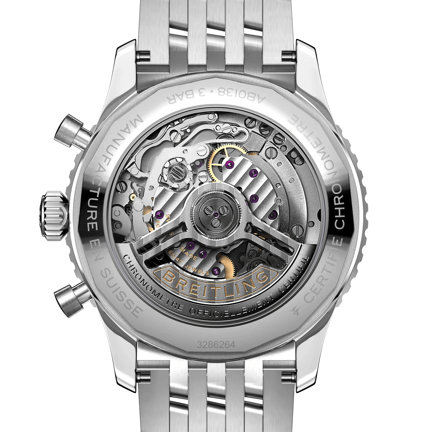 BREITLING Navitimer B01 Chronograph 43mm Stainless Steel, Black dial - Classic Kaf