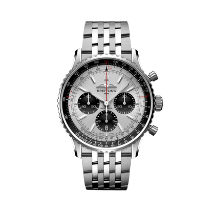BREITLING Navitimer B01 Chronograph 43mm Stainless Steel, Silver dial - Classic Kaf