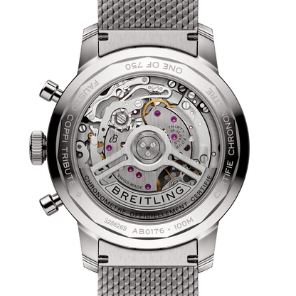 BREITLING Top Time B01 Fausto Coppi, 41mm Stainless Steel, White dial - Classic Kaf