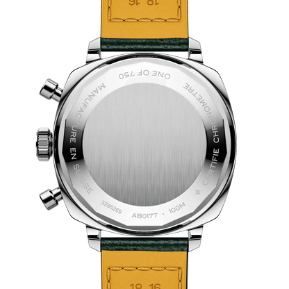 BREITLING Top Time B01 Racing, Green dial, Leather strap - Classic Kaf