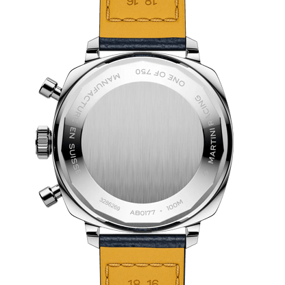 BREITLING Top Time B01 Racing, 38mm Stainless Steel case White dial, Leather strap - Classic Kaf