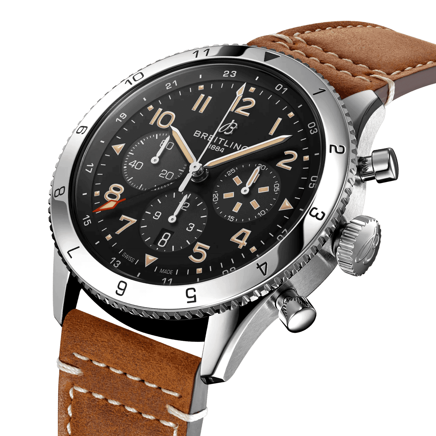 BREITLING Super AVI B04 Chronograph GMT 46 P-51 Mustang - Classic Kaf