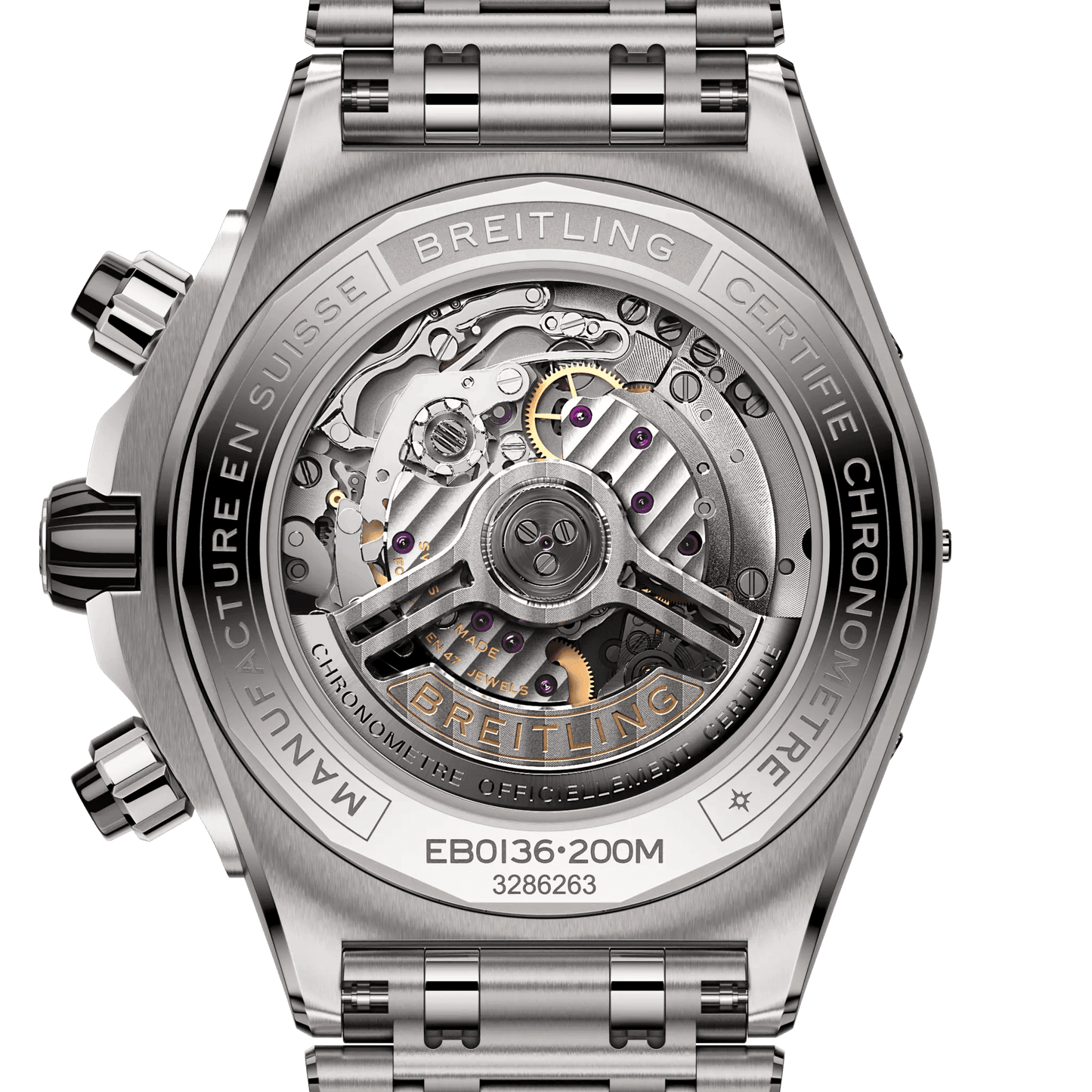 BREITLING Super Chronomat B01 44mm, Titanium, Grey dial - Classic Kaf