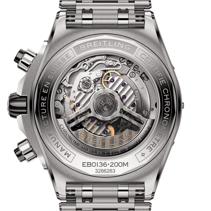 BREITLING Super Chronomat B01 44mm, Titanium, Grey dial - Classic Kaf