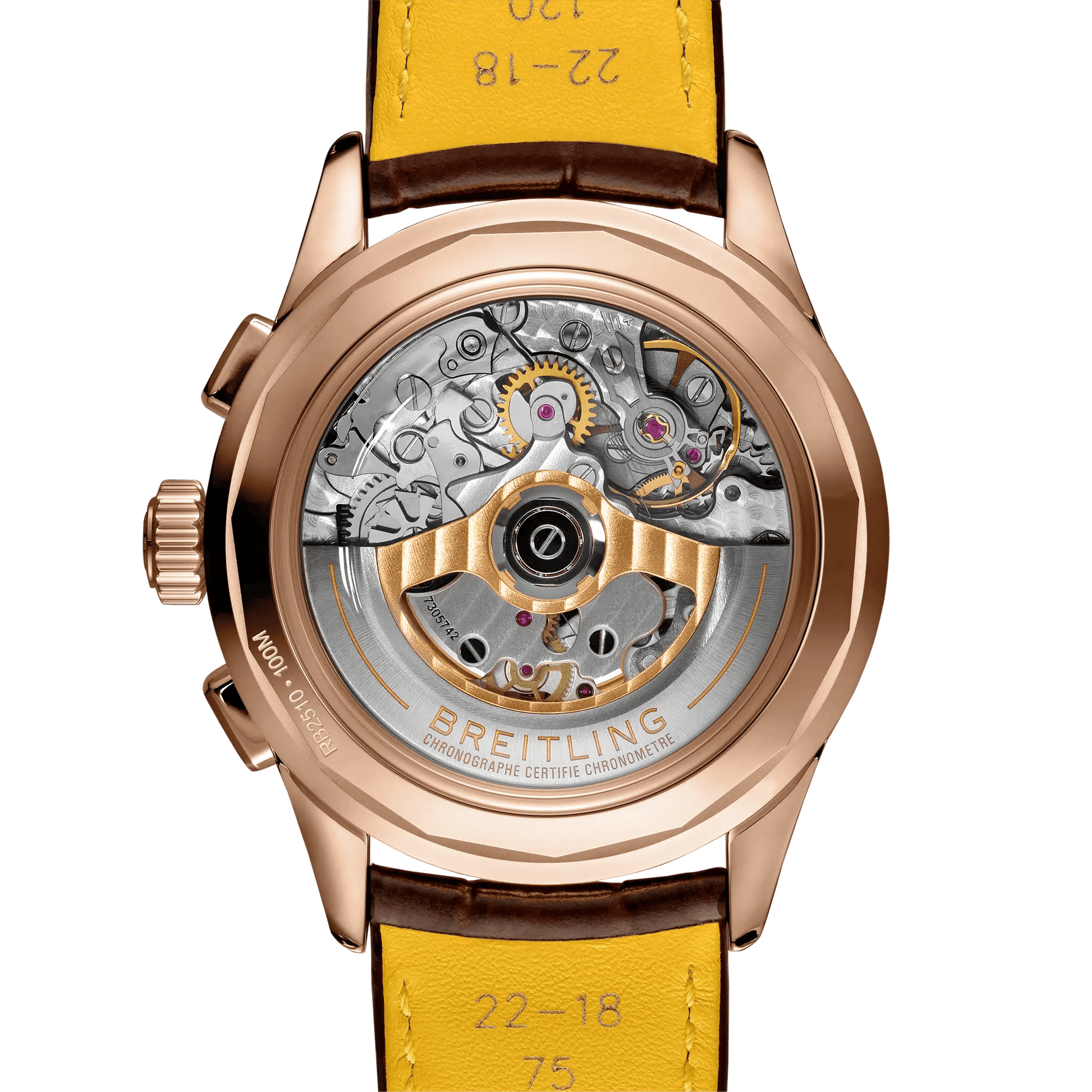BREITLING Premier B25 Datora 42mm, Red Gold, Champagne dial - Classic Kaf